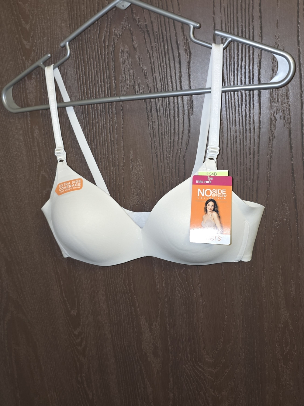 Warner's No-Side Wire-Free Bra in White